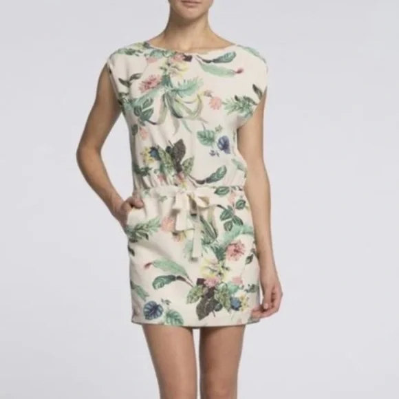 Maison Scotch Acapulco Palm Botanical Dress - Picture 2 of 6